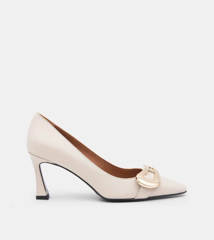 Pumps MARTINA | Milk Nappa Decollete