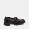 Moccasins CROWN | Black Nappa Loafers