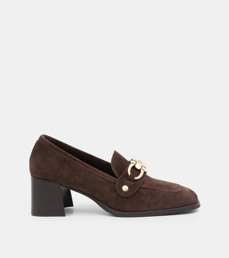 Moccasins BENCIVENGA | Dark Brown Suede Loafers