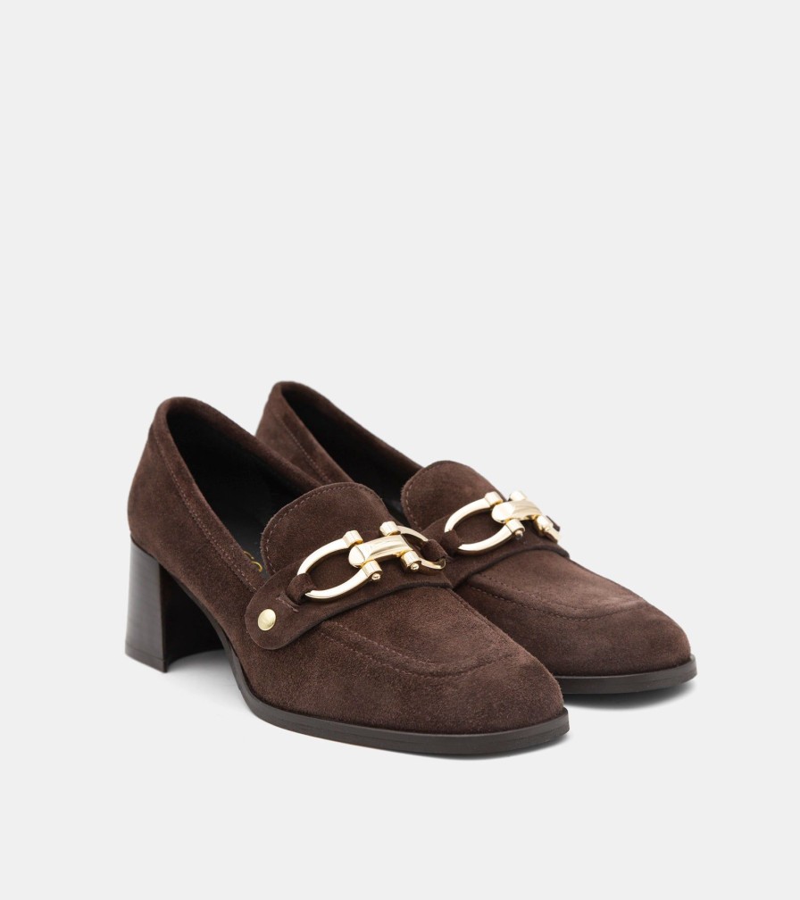 Moccasins BENCIVENGA | Dark Brown Suede Loafers