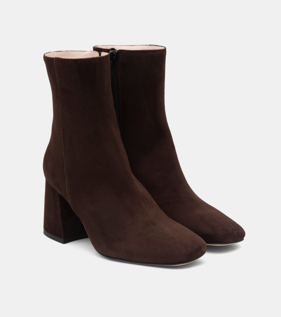 Ankle Boots TEDESCHI | Tronchetti Camoscio Testa Di Moro