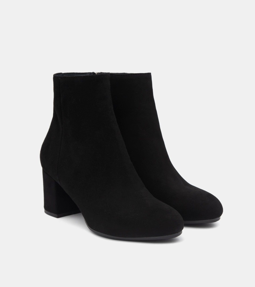 Ankle Boots DONNA LEI | Tronchetti Camoscio Nero