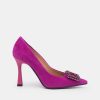 Pumps CANAPE | Fuchsia Suede Decollete