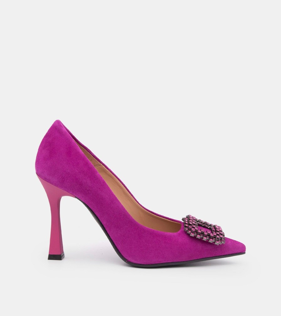 Pumps CANAPE | Fuchsia Suede Decollete