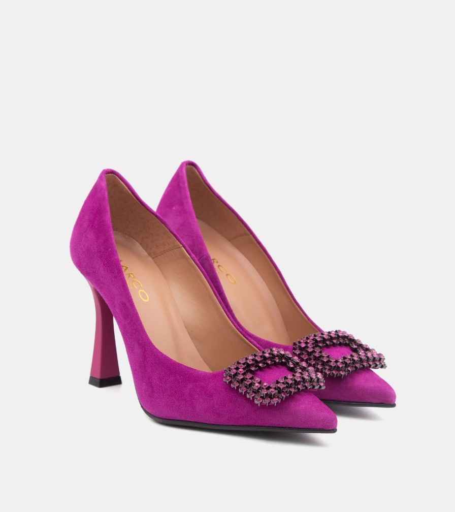 Pumps CANAPE | Fuchsia Suede Decollete