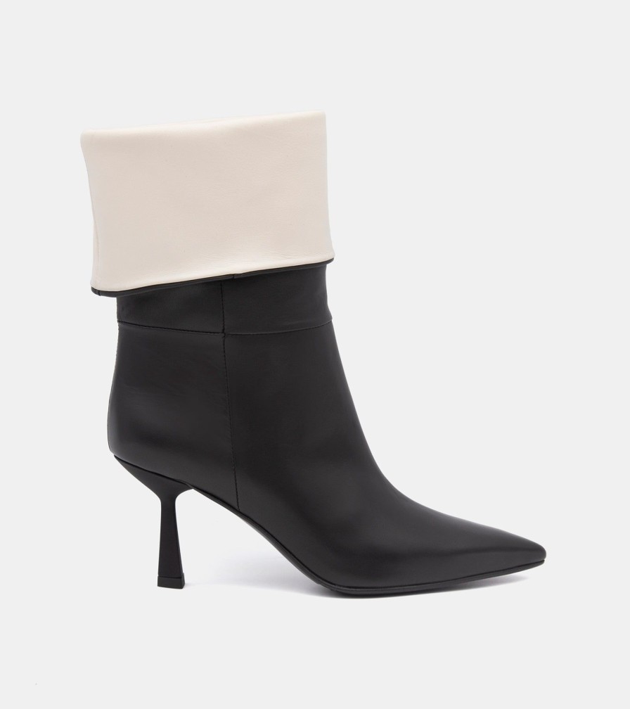 Ankle Boots MARTINA | Two-Tone Nappa Ankle Boots