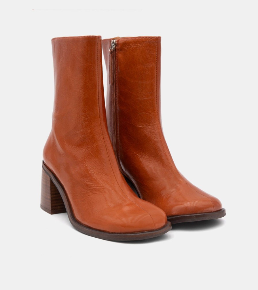 Ankle Boots ALARCON | Tronchetti Naplak Mattone