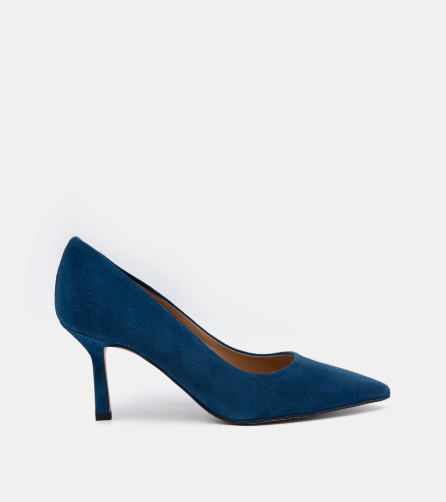 Pumps CRISPI | Emerald Suede Decollete