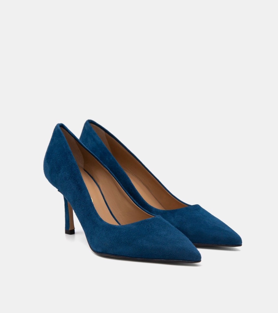 Pumps CRISPI | Emerald Suede Decollete