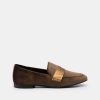 Moccasins ESTER | Brown Velvet Loafers