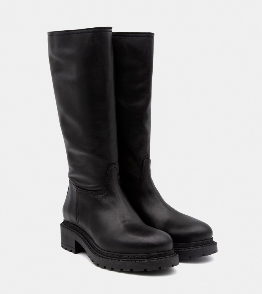 Boots PEZZELLA | Black Calfskin Boots