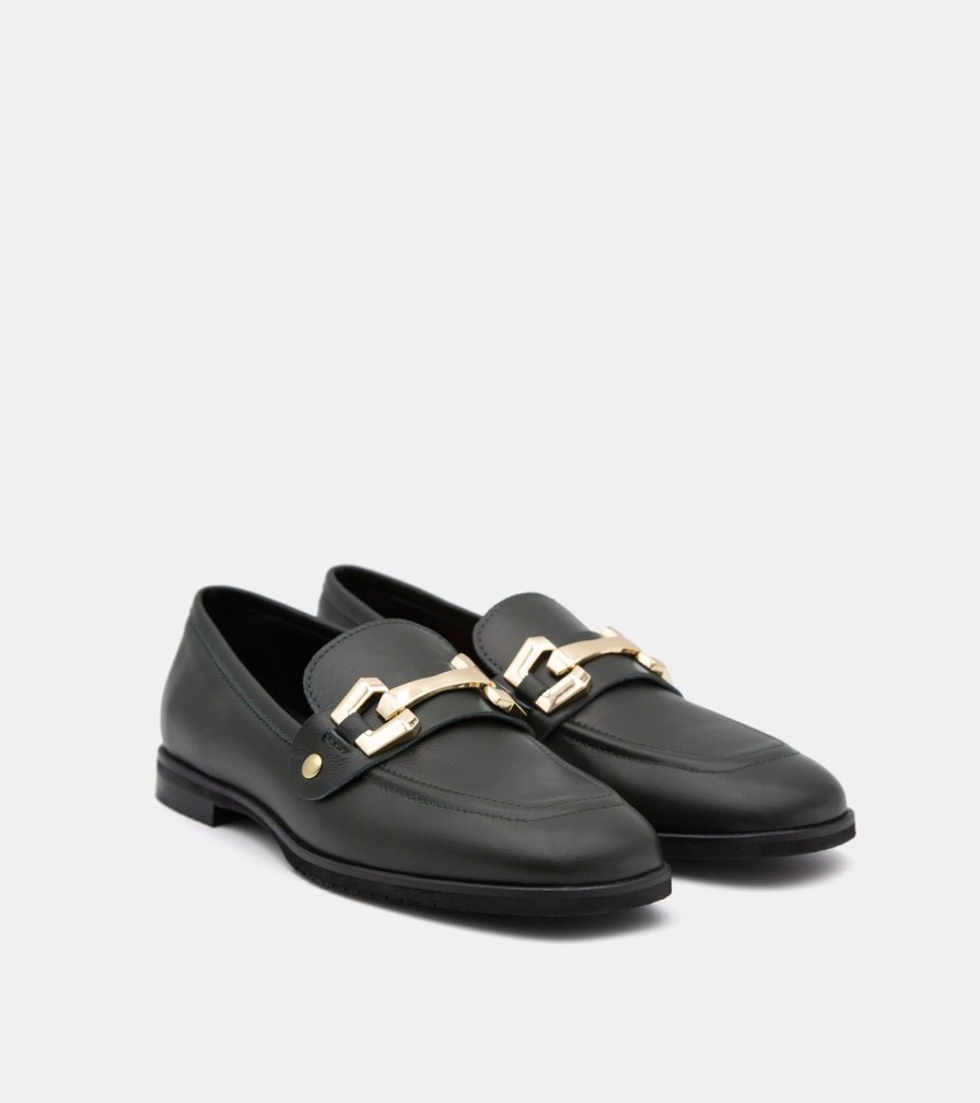 Moccasins BENCIVENGA | Green Nappa Loafers