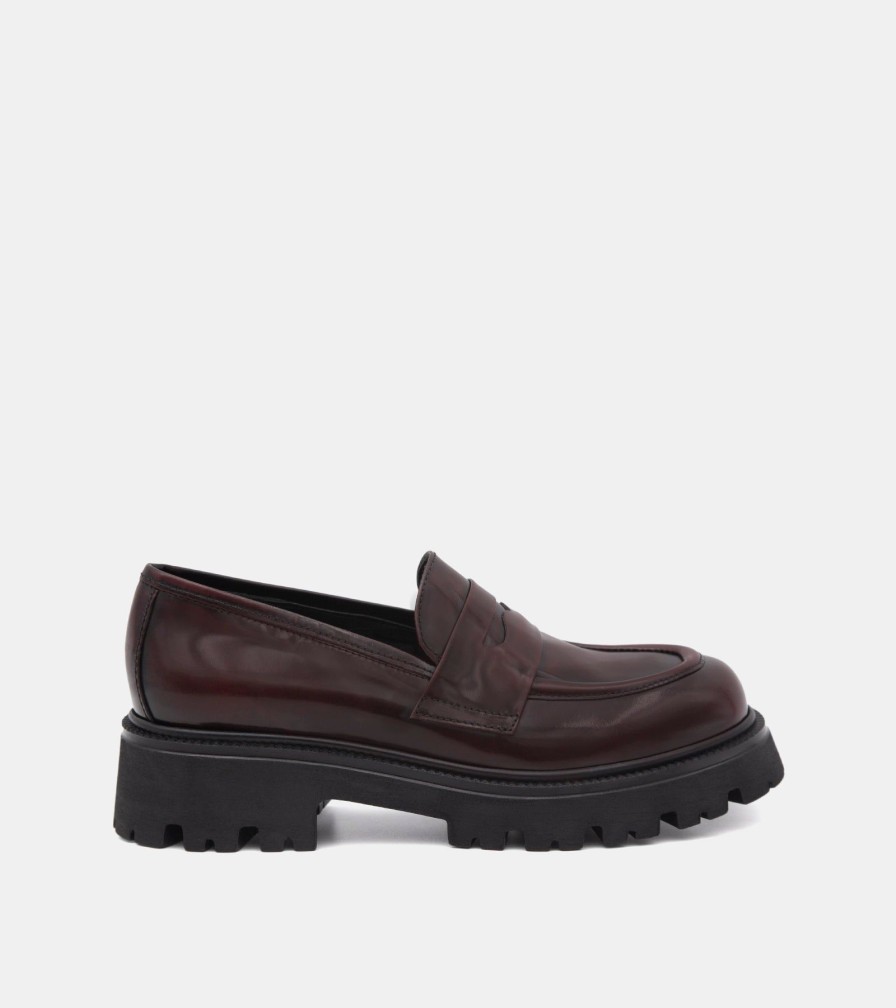 Moccasins EFFEGGI | Mocassini Abrasivato Bordeaux