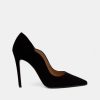 Pumps CRISPI | Black Suede Decollete