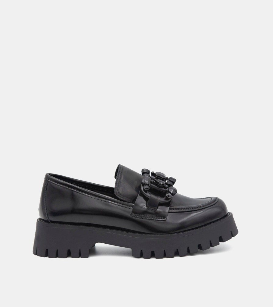 Moccasins EXE | Mocassini Abrasivato Nero