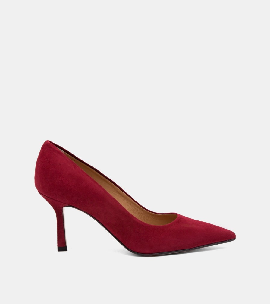 Pumps CRISPI | Decollete Camoscio Bordeaux