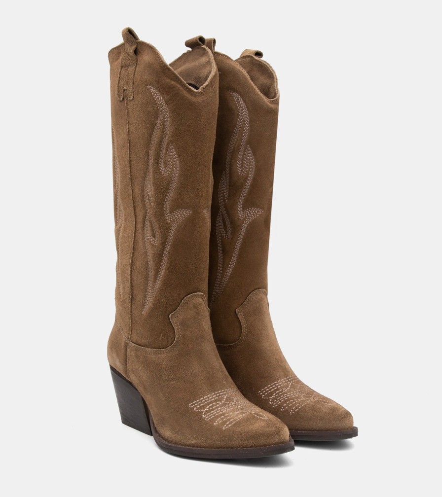 Texans MARILYN | Steppe Suede Texans