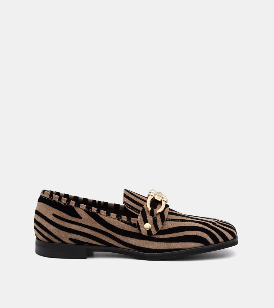 Moccasins BENCIVENGA | Sand Zebra Loafers