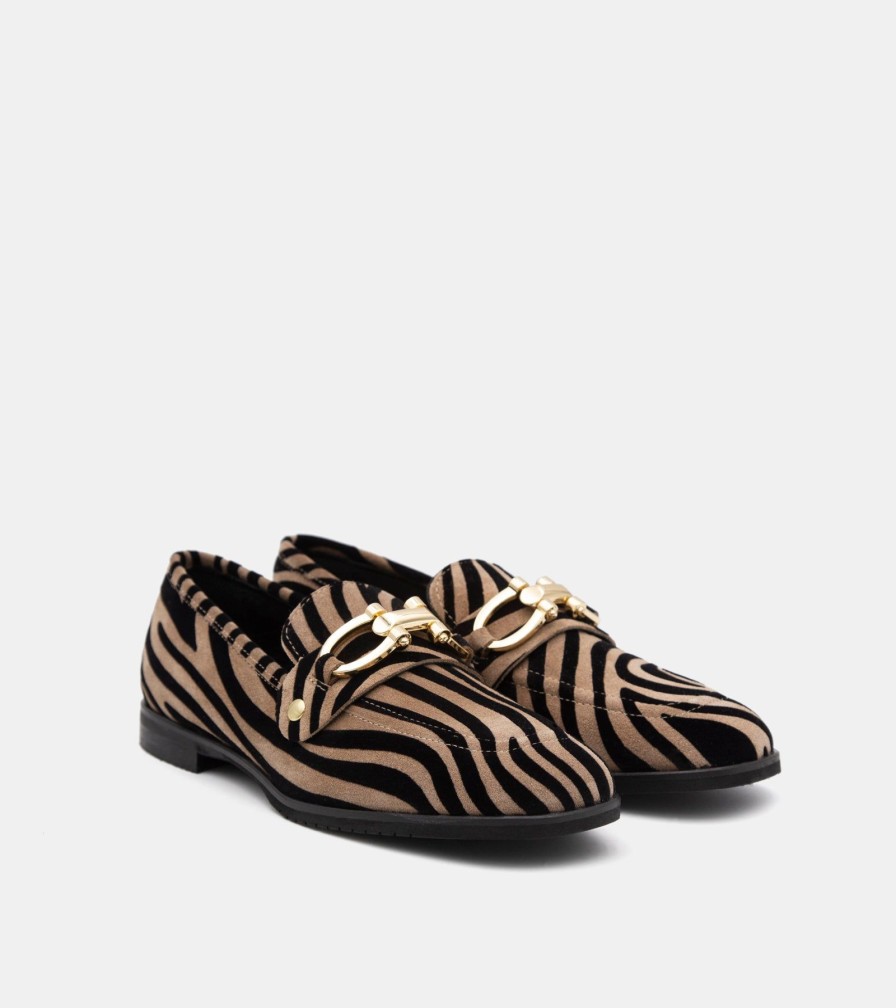 Moccasins BENCIVENGA | Sand Zebra Loafers