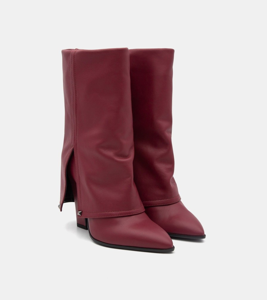 Boots GOLD | Bordeaux Nappa Boots