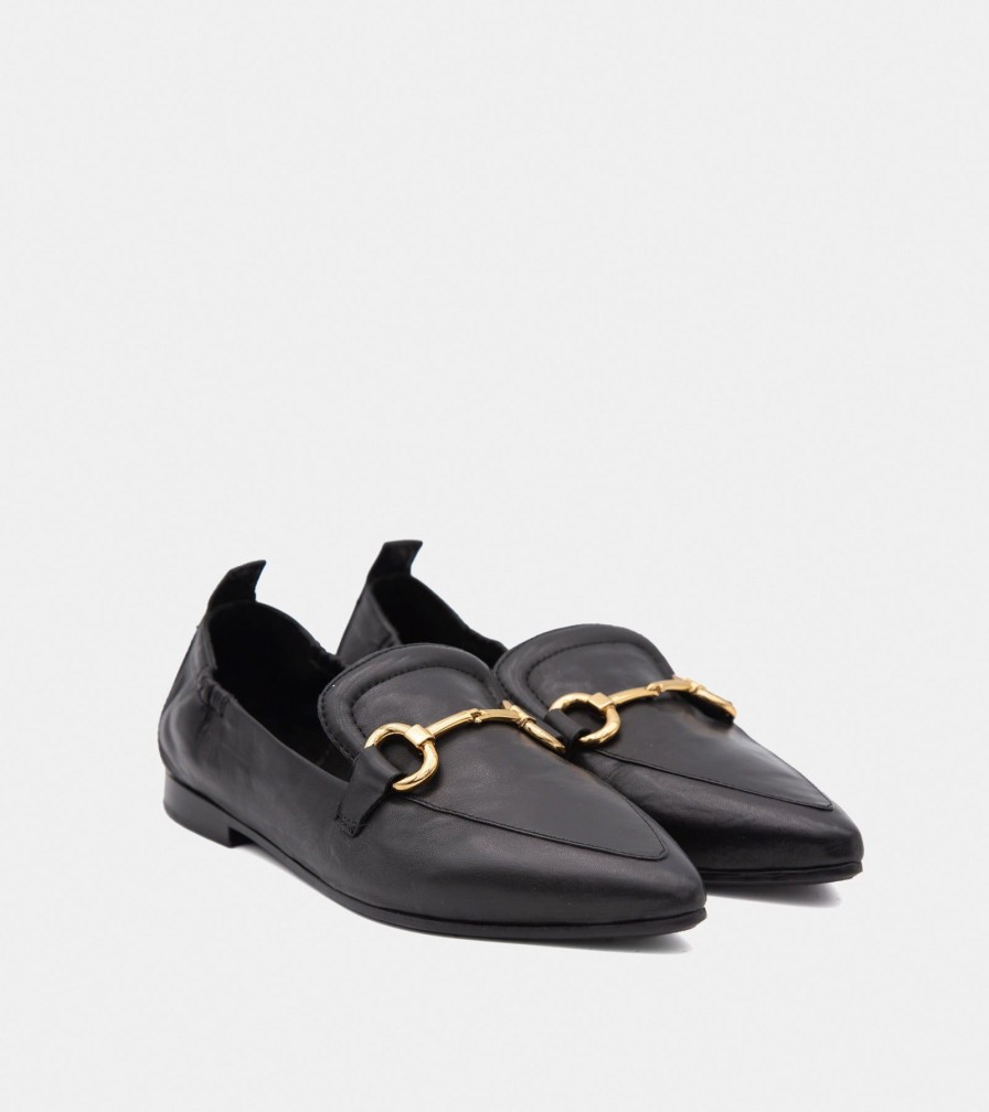 Moccasins G.UNION | Black Nappa Loafers