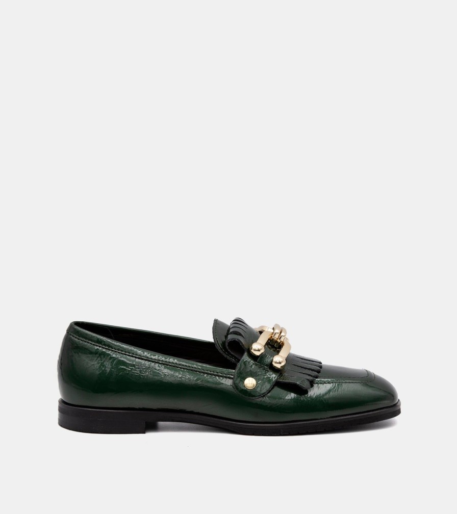 Moccasins BENCIVENGA | Green Naplak Loafers