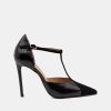 Pumps CRISPI | Black Suede Decollete