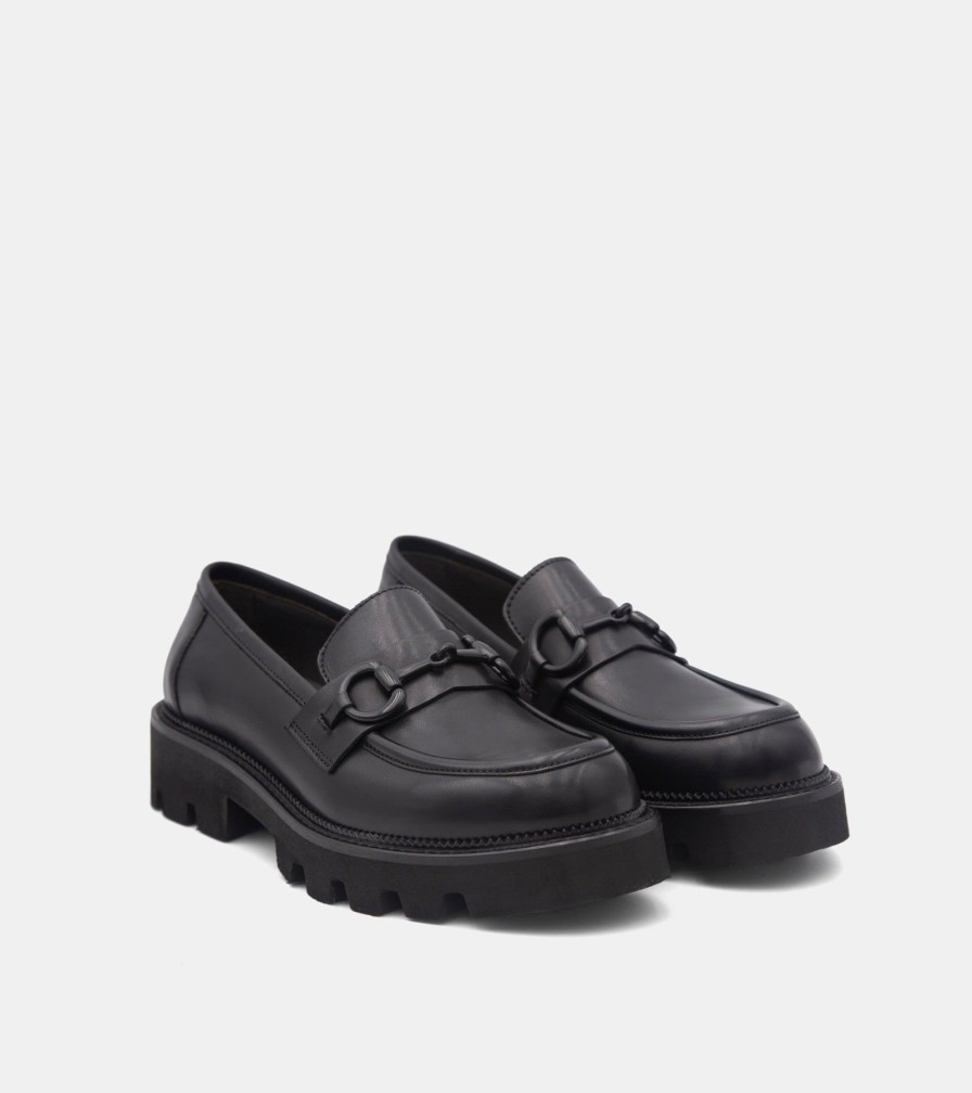 Moccasins EUROPA | Mocassini Pelle Nero