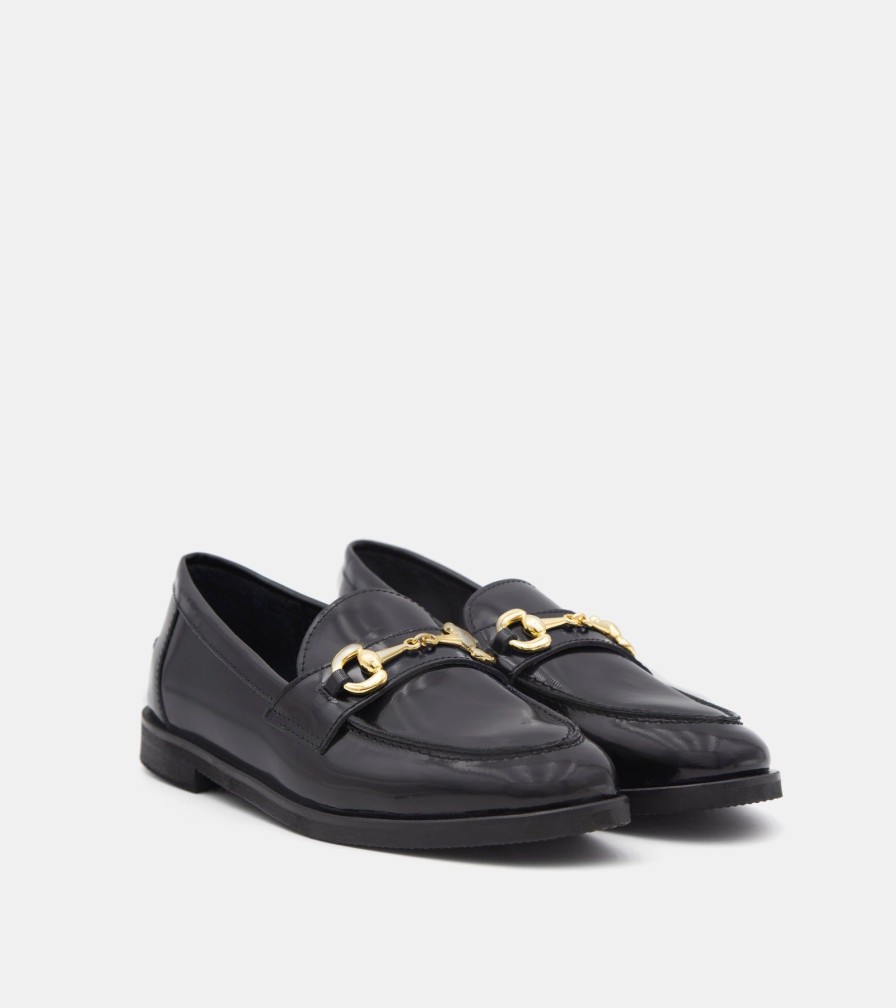 Moccasins JOAN | Mocassini Abrasivato Nero