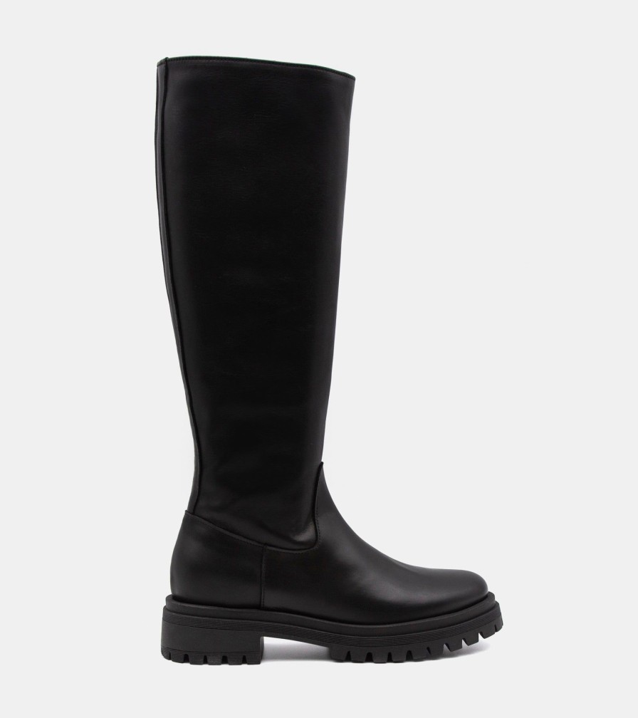 Boots CROWN | Black Nappa Boots