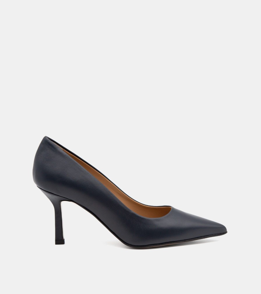 Pumps CRISPI | Blue Nappa Decollete