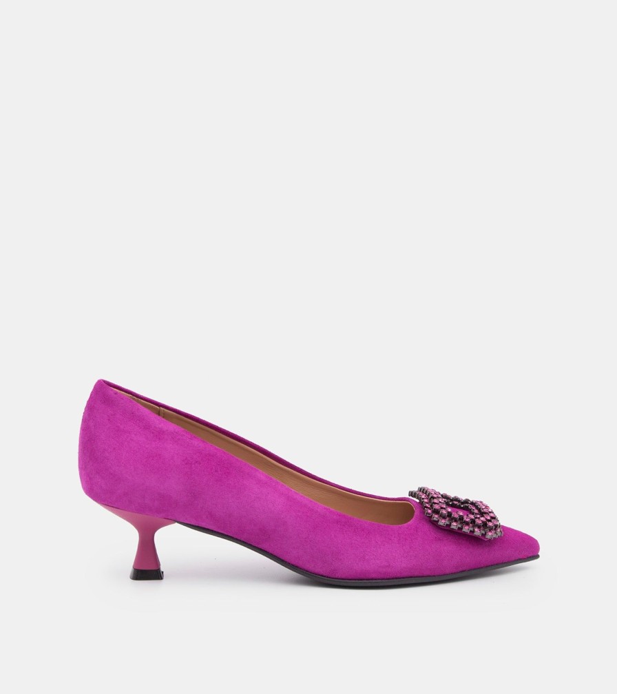 Pumps CANAPE | Fuchsia Suede Decollete