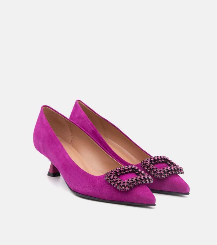 Pumps CANAPE | Fuchsia Suede Decollete