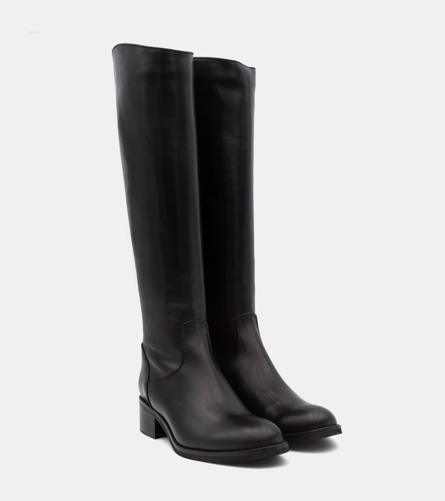 Boots ANIMA | Black Nappa Boots