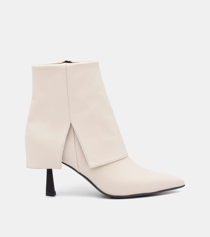 Ankle Boots MARTINA | Milk Nappa Ankle Boots