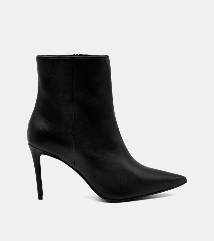 Ankle Boots GOLD | Black Nappa Ankle Boots