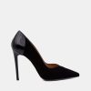 Pumps CRISPI | Black Suede Decollete