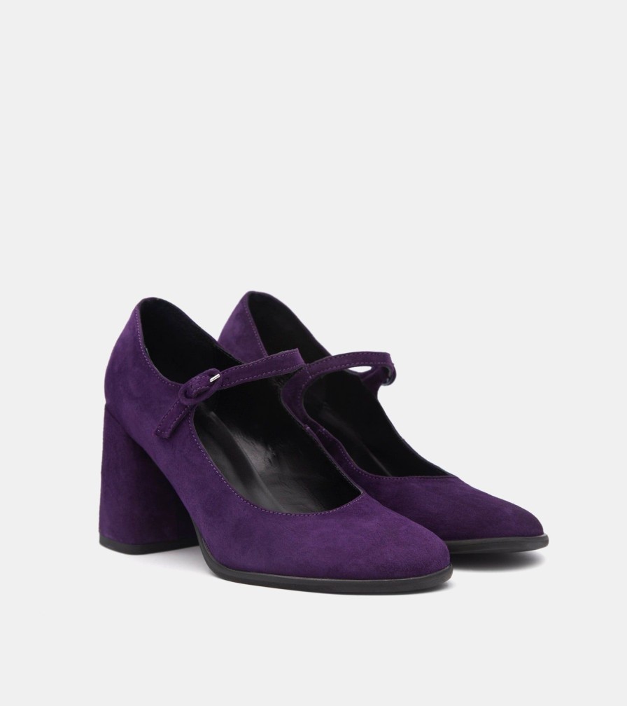 Pumps BALDI | Decollete Camoscio Viola