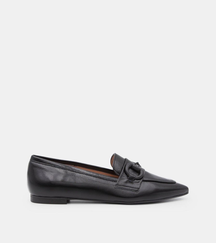 Moccasins CANAPE | Black Naplak Loafers