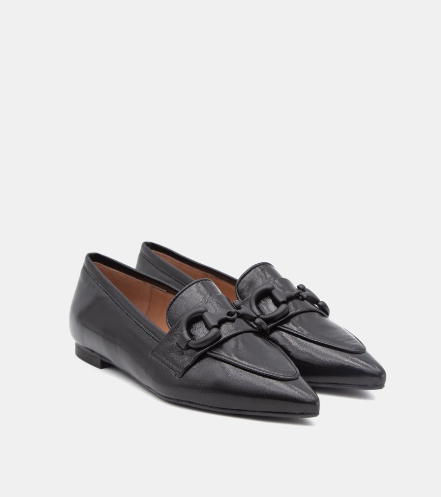 Moccasins CANAPE | Black Naplak Loafers