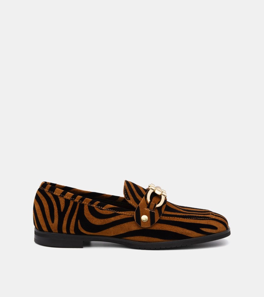 Moccasins BENCIVENGA | Leather Zebra Loafers