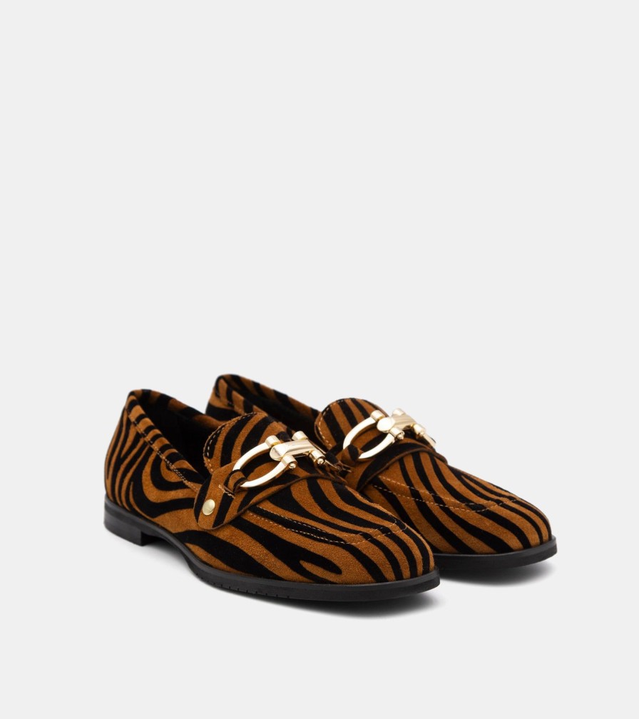 Moccasins BENCIVENGA | Leather Zebra Loafers