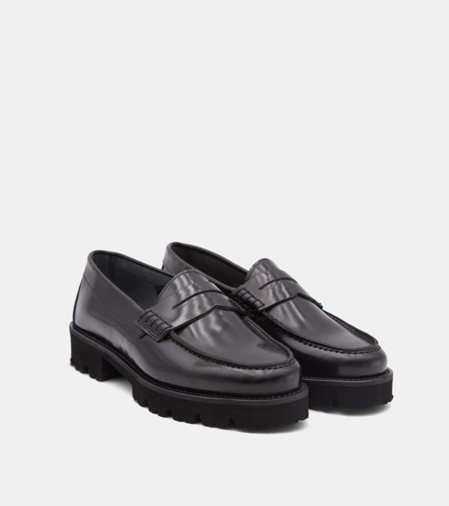 Moccasins VENI | Mocassini Abrasivato Nero