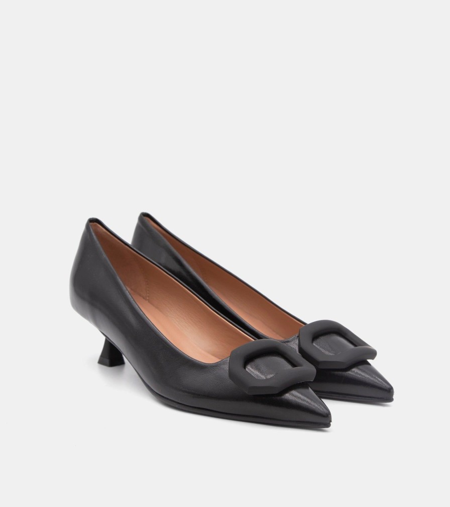 Pumps CANAPE | Black Naplak Decollete