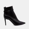 Ankle Boots GOLD | Black Nappa Ankle Boots