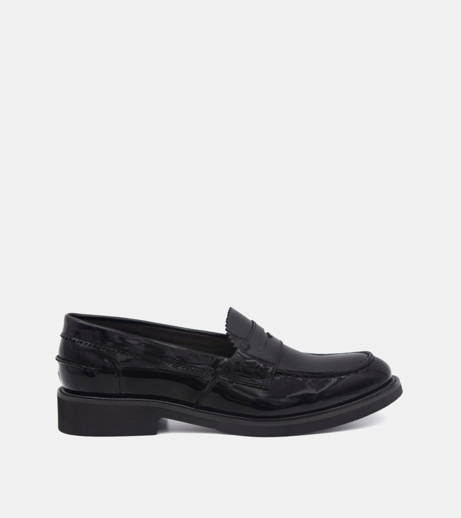 Moccasins EUROPA | Mocassini Vernice Nero