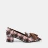 Moccasins HEGO'S | Pink Tweed Loafers