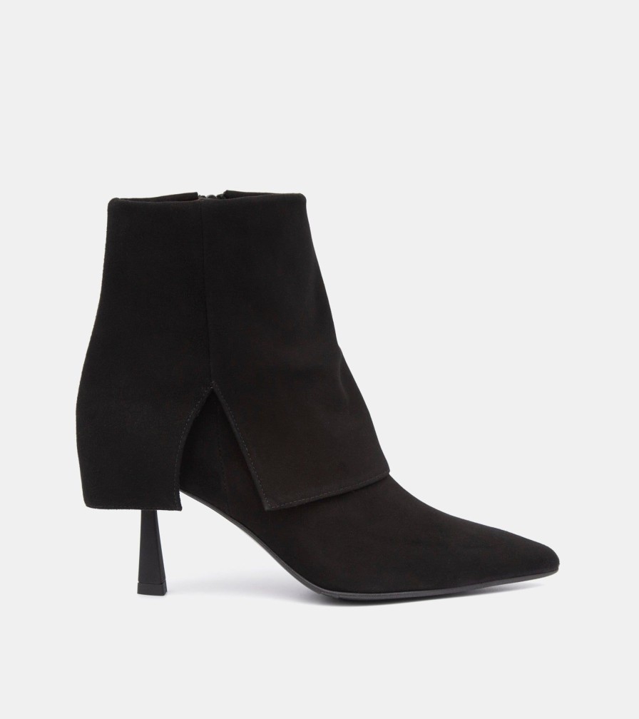 Ankle Boots MARTINA | Black Suede Ankle Boots