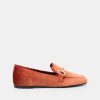 Moccasins ESTER | Terracotta Velvet Loafers