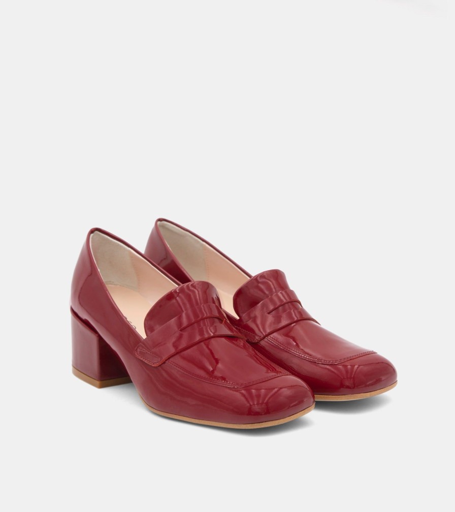 Moccasins TEDESCHI | Mocassini Vernice Bordeaux